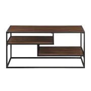 Dunning Myrie Contemporary Two-Tone Metal Coffee Table