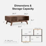 Lorccan Coffee Table with Storage