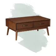 Glastonbury 4 Legs Coffee Table with Storage