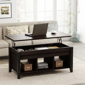 Manosque Lift Top 4 Legs Coffee Table with Storage Manosque Lift Top 4 Legs Coffee Table with Storage