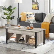 Lemmons Lift Top 4 Legs Coffee Table with Storage