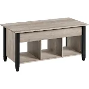 Lemmons Lift Top 4 Legs Coffee Table with Storage