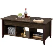 Lemmons Lift Top 4 Legs Coffee Table with Storage