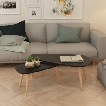 Hearns 3 Legs 2 Nesting Coffee Table Hearns 3 Legs 2 Nesting Coffee Table
