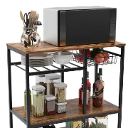 35.4 Wide Rolling Kitchen Island