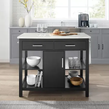 Jelle 42'' Wide Rolling Kitchen Island Jelle 42'' Wide Rolling Kitchen Island