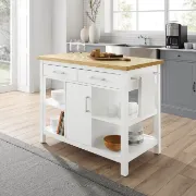 Jelle 42'' Wide Rolling Kitchen Island