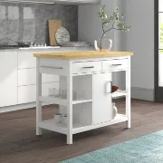 Jelle 42'' Wide Rolling Kitchen Island