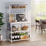 Tribesigns Baker's Rack, Kitchen Microwave Stand with Storage Shelves