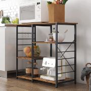 SogesPower 3-Tier Baker Rack Multi-layers Kitchen Rack Microwave Stand