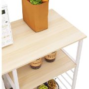 SogesPower 3-Tier Baker Rack Multi-layers Kitchen Rack Microwave Stand