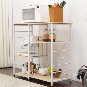 SogesPower 3-Tier Baker Rack Multi-layers Kitchen Rack Microwave Stand