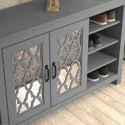 Gray Abbie-May 16 Pair Shoe Storage Cabinet