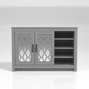 Gray Abbie-May 16 Pair Shoe Storage Cabinet