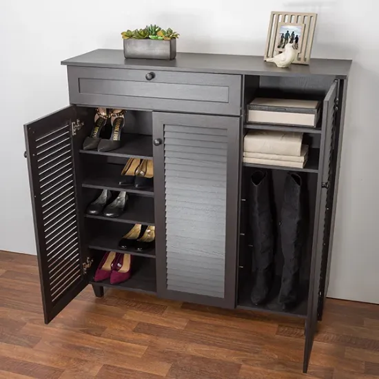 Picture of Petir Shoe Storage Cabinet - Black