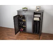 Picture of Petir Shoe Storage Cabinet - Black