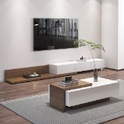 Picture of Crova Coffee Table with a Sliding Storage 