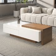 Picture of Crova Coffee Table with a Sliding Storage 