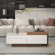 Picture of Crova Coffee Table with a Sliding Storage 