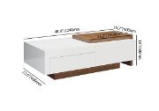 Picture of Crova Coffee Table with a Sliding Storage 