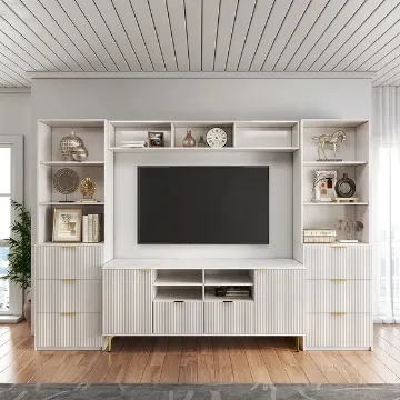 Show details for Macaron Multi-Use TV Unit – Storage & Bookshelf Option Picture of Macaron Multi-Use TV Unit – Storage & Bookshelf Option