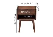 Picture of Reni Nightstand bedside table - 1 drawer 