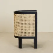 Picture of Klay Rattan Nightstand with natural wood 