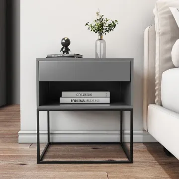 Show details for Valva Nightstand with drawer Picture of Valva Nightstand with drawer