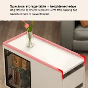 Picture of Veges Side Table Natural wood - Multifunctional uses