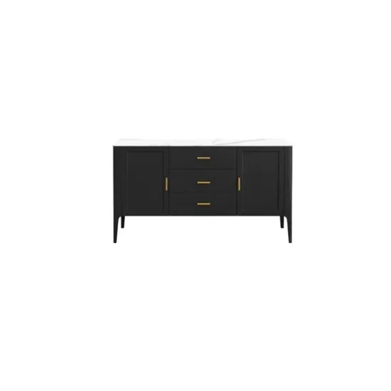 Picture of Lisco Modern Black Sideboard with drawers and doors