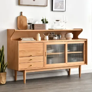 Show details for Crase Mid-century and Modern Natural wood Sideboard Picture of Crase Mid-century and Modern Natural wood Sideboard