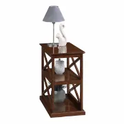 Picture of Arthella Natural wood Side table with storage 