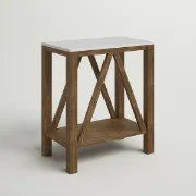 Picture of Stegen - Natural wood side table