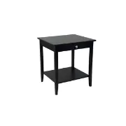 Picture of  Aidan Natural wood side table - One drawer