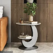 Picture of Marble Side table Melody - Two Shelves