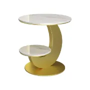 Picture of Marble Side table Melody - Two Shelves