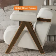 Picture of Arika Modern Natural wood  Arm chair