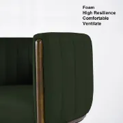 Picture of  Bergument Modern natural wood Arm chair 