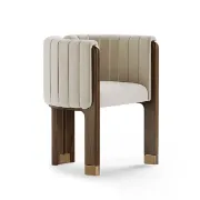 Picture of  Bergument Modern natural wood Arm chair 