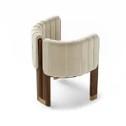 Picture of  Bergument Modern natural wood Arm chair 