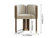 Picture of  Bergument Modern natural wood Arm chair 