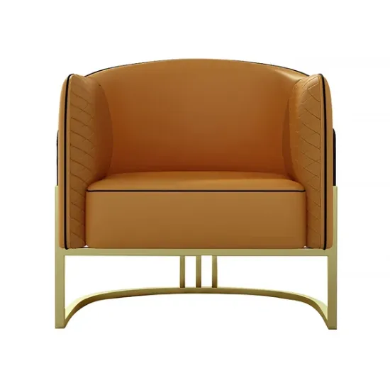 Picture of Metal chair leather - LAROCHE