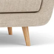 Picture of Natural wood upholstered chair - VERA