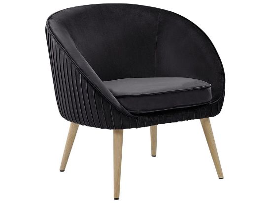 Picture of Divano Upholstered Natural wood chair