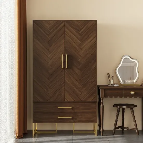 Picture of Gucci Elegant wardrobe Natural wood