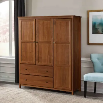 Show details for Grainy Natural wood Wardrobe Picture of Grainy Natural wood Wardrobe
