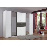 Picture of Diver Wardrobe Natural wood with Mirror
