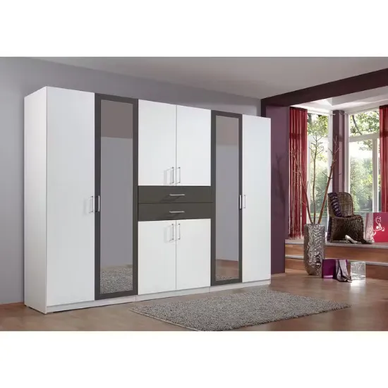 Picture of Diver Wardrobe Natural wood with Mirror