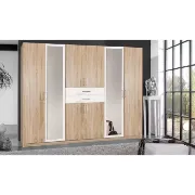 Picture of Diver Wardrobe Natural wood with Mirror
