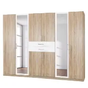 Picture of Diver Wardrobe Natural wood with Mirror